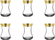 Набор стаканов для горячих напитков Promsiz EAV03-381/S/Z/6/I (греческий узор) - 