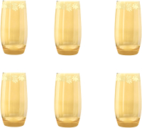 Набор стаканов Promsiz EC528-809/S/Z/6/I (янтарь манго) - 