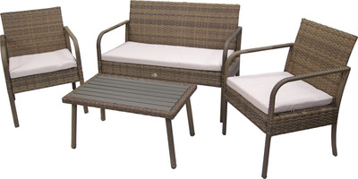 Комплект садовой мебели Garden Story Лион / SFS011 (бежевый/коричневый) - 