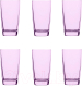 Набор стаканов Promsiz (O)V/F-1341/S/Z/6/I (глянцевая радуга фиолетовый) - 