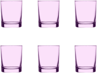 Набор стаканов Promsiz (O)V/F-405/S/Z/6/I (глянцевая радуга фиолетовый) - 