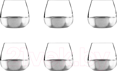 Набор стаканов Promsiz ED(Z)BV147-2070/S/Z/6/I (поло серебро)