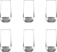 Набор стаканов Promsiz ED(Z)BV147-1015/S/Z/6/I (поло серебро) - 
