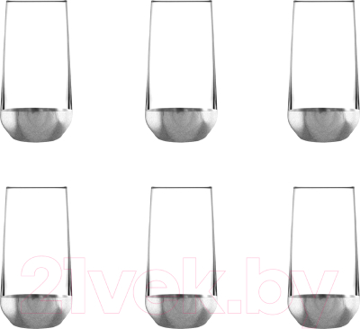 Набор стаканов Promsiz ED(Z)BV147-1015/S/Z/6/I (поло серебро)