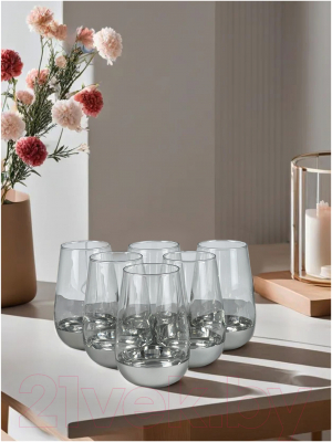 Набор стаканов Promsiz ED(Z)BV147-2069/S/Z/6/I (поло серебро)