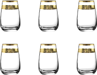 Набор стаканов Promsiz TAV326-2069/S/Z/6/I (золотая ветвь) - 
