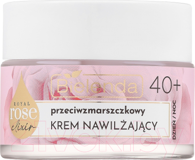 Крем для лица Bielenda Royal Rose Elixir Увлажняющий 40+ против морщин (50мл)