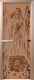 Стеклянная дверь для бани/сауны Doorwood Горячий пар 70x190 / DW01342 (бронза матовый) - 