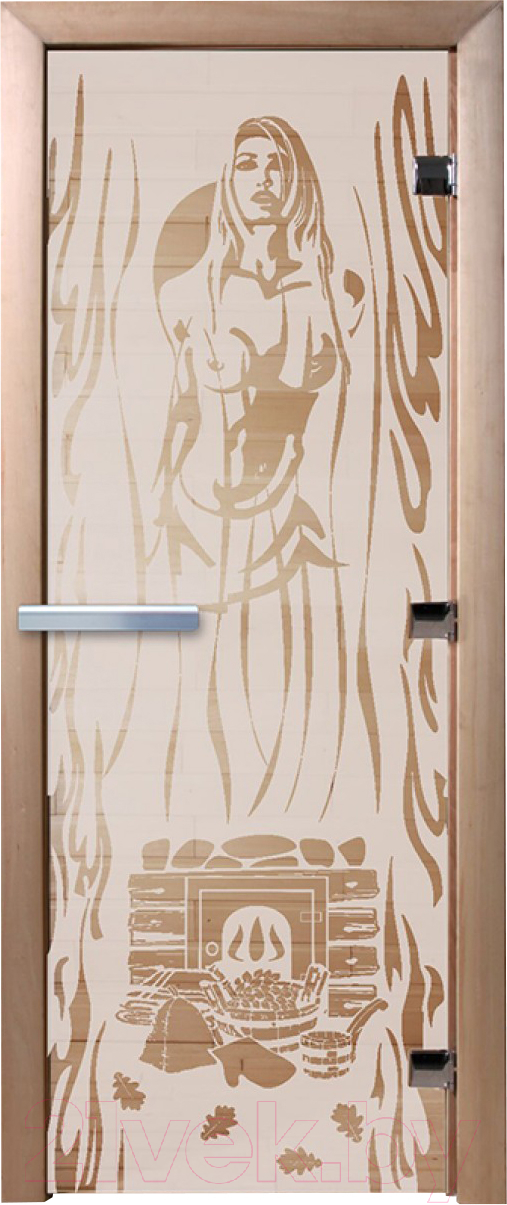 Стеклянная дверь для бани/сауны Doorwood Горячий пар 70x190 / DW01518