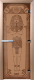 Стеклянная дверь для бани/сауны Doorwood Египет 70x190 / DW01308 (бронза матовый) - 