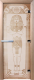 Стеклянная дверь для бани/сауны Doorwood Египет 70x190 / DW01874 (сатин) - 