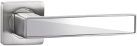 Ручка дверная Vantage V52D AL (матовый никель/зеркальный) - 