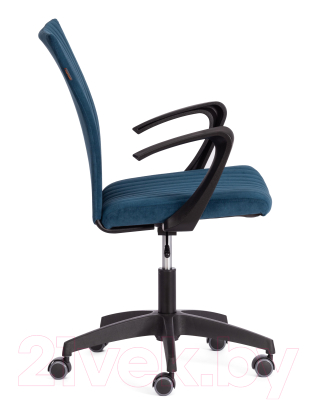 Кресло офисное Chairman Spark Флок (синий)