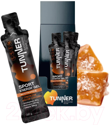 Энергетический напиток Tunner Energy Gel Nootropic + Caffeine / TU982350 (5x30г)