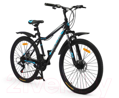 Велосипед DeltA Street 27.5 2701 (16, черный/синий)