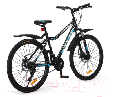 Велосипед DeltA Street 27.5 2701 (16, черный/синий)