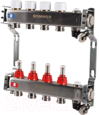 Коллекторная группа отопления Rommer RMS-1201-000004