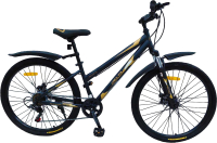 Велосипед DeltA Crystal 27.5 2708 (15, черный/золото) - 
