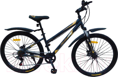Велосипед DeltA Crystal 27.5 2708 (15, черный/золото)