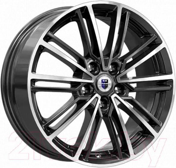 Литой диск K&K Эрфурт 17x7" 5x110мм DIA 63.35мм ET 48.5мм Алмаз черный