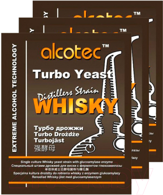 Дрожжи Alcotec Whisky Turbo (3x73г)