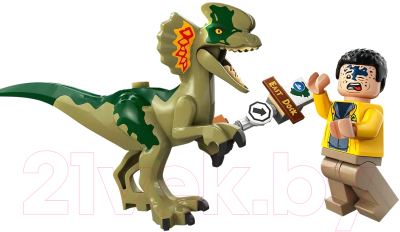 Конструктор Lego Jurassic World Засада Дилофозавра 76958