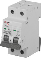 Выключатель автоматический ЭРА Pro VA63-2P16B4.5 ВА47-63 2P 16А / Б0059379 - 