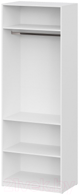 Комплект полок для корпусной мебели Mio Tesoro ШК 5 800/1200/1600 (2шт, белый текстурный)