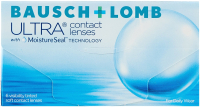 Комплект контактных линз Ultra Bausch Sph-1.00 R8.5 (6шт) - 