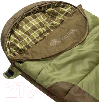 Спальный мешок RSP Outdoor Chill 400 / SB-СH-2Х200-GNBR-R (зеленый/коричневый)