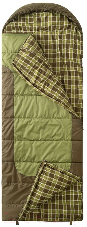 Спальный мешок RSP Outdoor Chill 200 / SB-СH-2Х100-GNBR-L (зеленый/коричневый) — фото 5