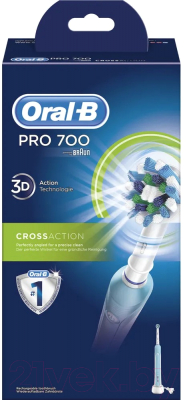 Электрическая зубная щетка Oral-B Pro 700 CrossAction