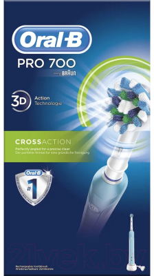 Электрическая зубная щетка Oral-B Pro 700 CrossAction