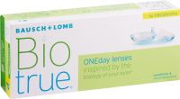 Комплект контактных линз Biotrue ONEday Sph-1.50 R8.6 (30шт) - 