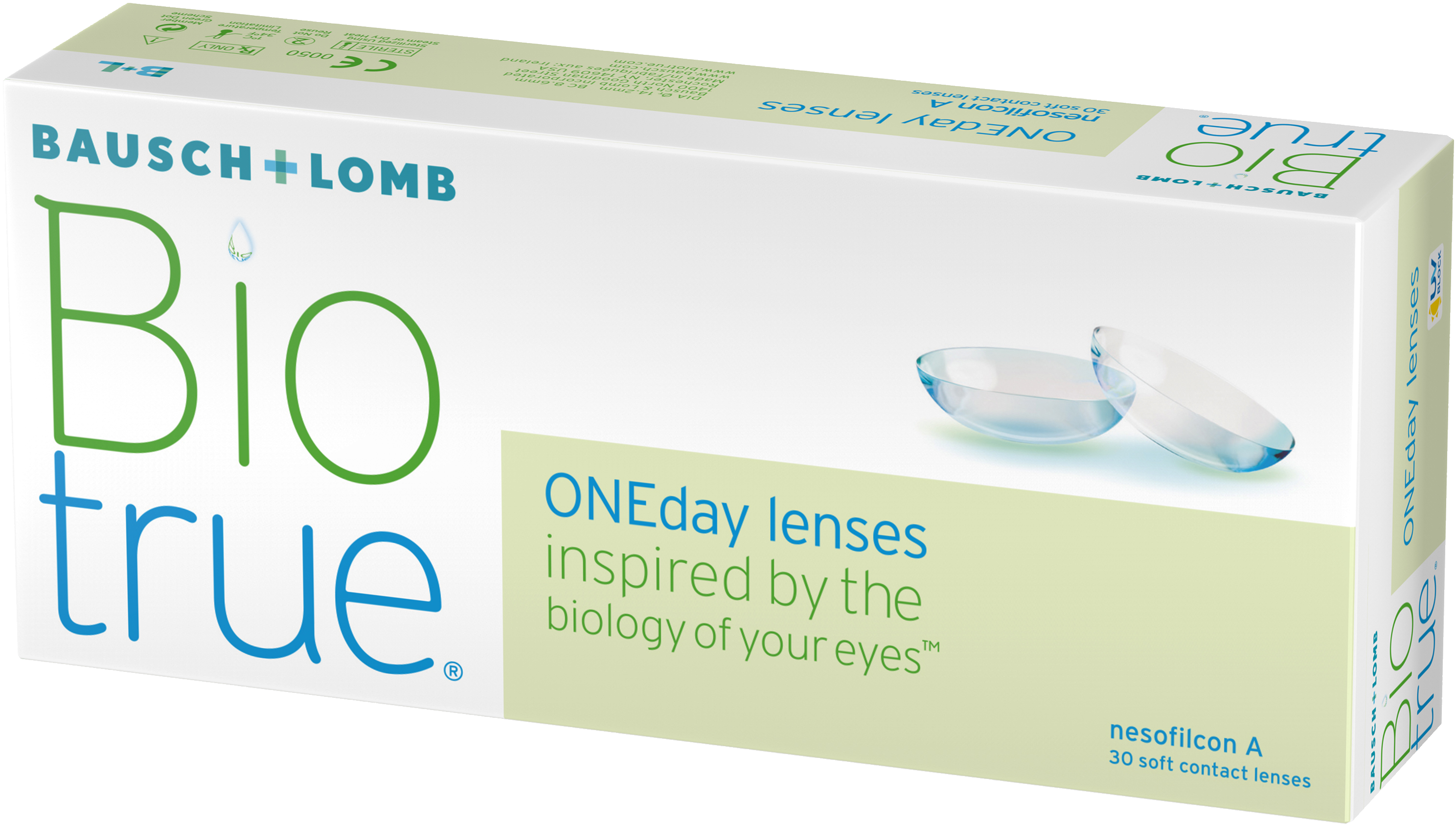 Комплект контактных линз Biotrue ONEday Sph-3.75 R8.6 (30шт)