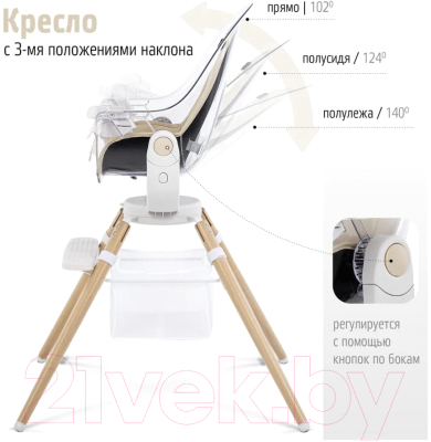 Стульчик для кормления Nuovita Gourmet G2 (бежевый)