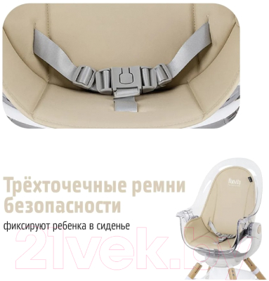 Стульчик для кормления Nuovita Gourmet G2 (бежевый)