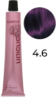 Крем-краска для волос Subrina Professional Colour Unique 4/6 (100мл, средне-коричневый интенсивно-фиолетовый) - 