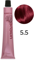 Крем-краска для волос Subrina Professional Colour Unique 5/5 (100мл, светло-коричневый интенсивно-красный) - 