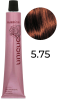 Крем-краска для волос Subrina Professional Colour Unique 5/75 (100мл, светло-коричевый/коричнево-красный) - 