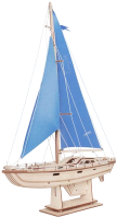 Сборная модель Lemmo Корабль Парусная Яхта Лазурный ветер / 02-21 - 