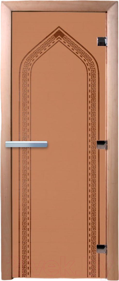 Стеклянная дверь для бани/сауны Doorwood Арка 70x190 / DW01335