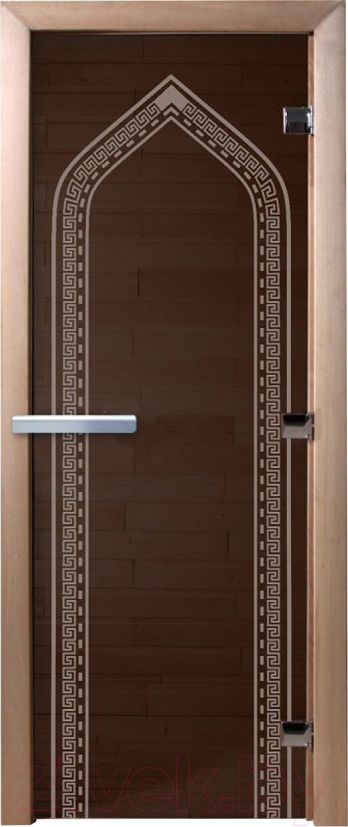 Стеклянная дверь для бани/сауны Doorwood Арка 70x190 / DW03566