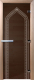 Стеклянная дверь для бани/сауны Doorwood Арка 70x190 / DW03566 (графит) - 