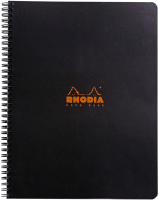 Блокнот Rhodia 193109C (80л, черный) - 