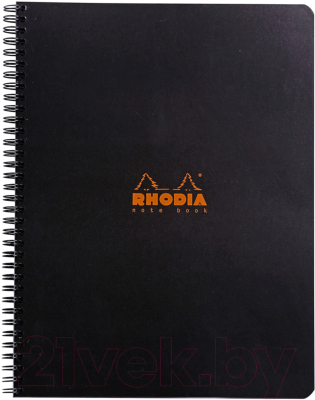 Блокнот Rhodia 193109C (80л, черный)