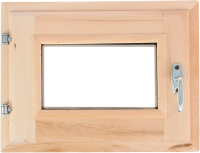 Окно для бани LK Липа 30x40 (стеклопакет) - 