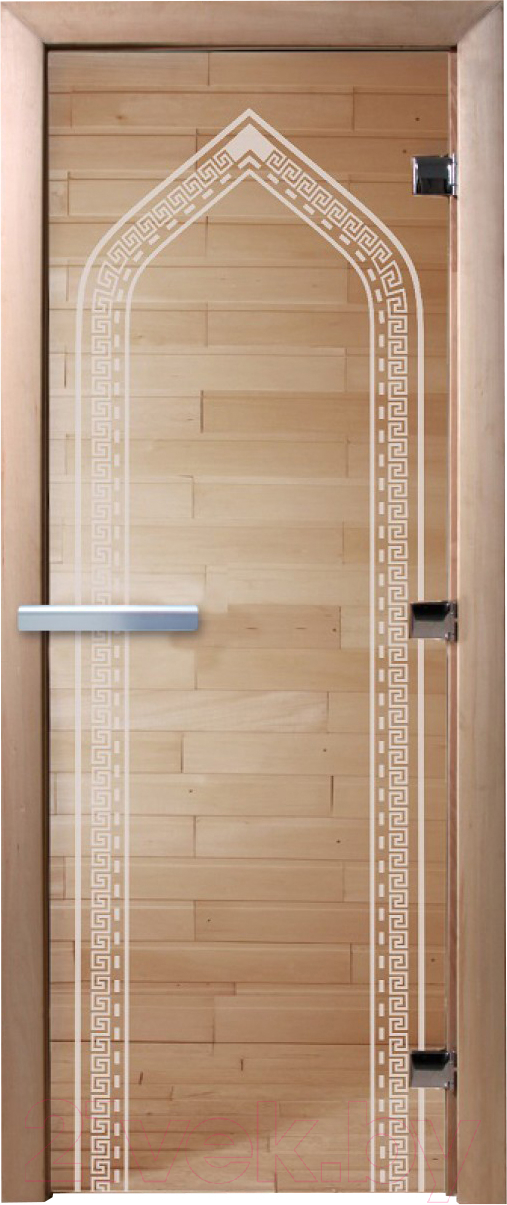 Стеклянная дверь для бани/сауны Doorwood Арка 80x200 / DW01017