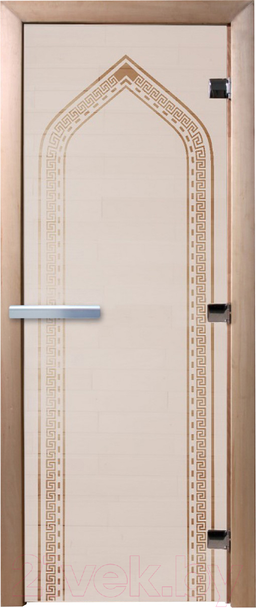Стеклянная дверь для бани/сауны Doorwood Арка 70x190 / DW00083