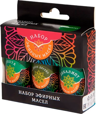 Набор эфирных масел Невский банщик Иммунитет / Б70501 (3x15мл) -